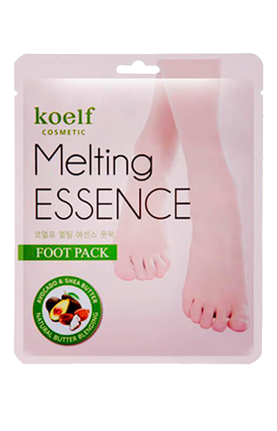 Koelf Melting Essence Foot Pack смягчающая маска-носочки для ног смягчающая, 1шт