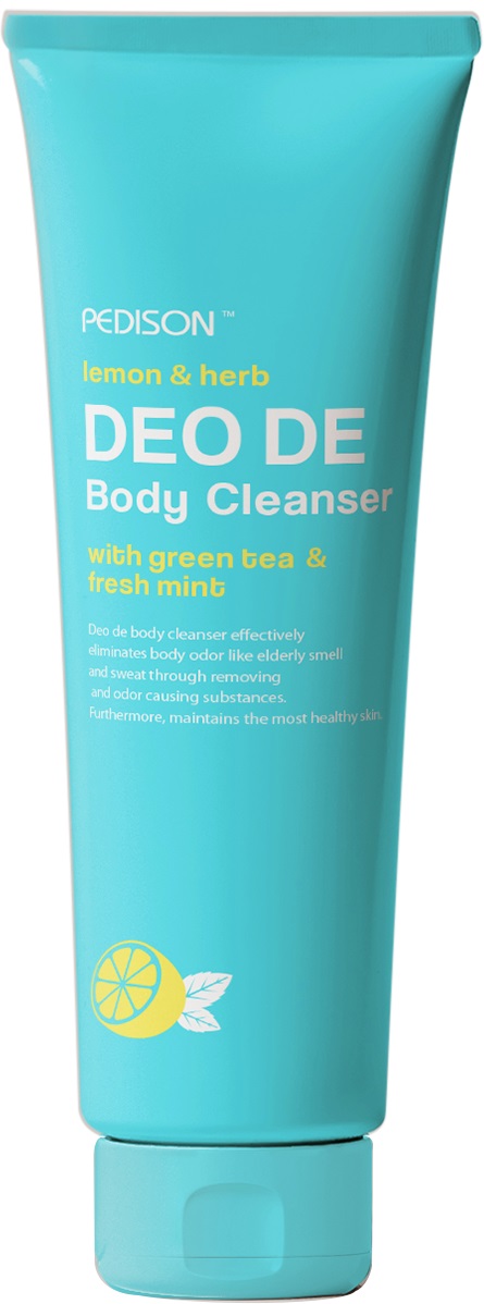 Evas Pedison DEO DE Body Cleanser Гель для душа с освежающим ароматом лимона и зеленого чая, 100 мл