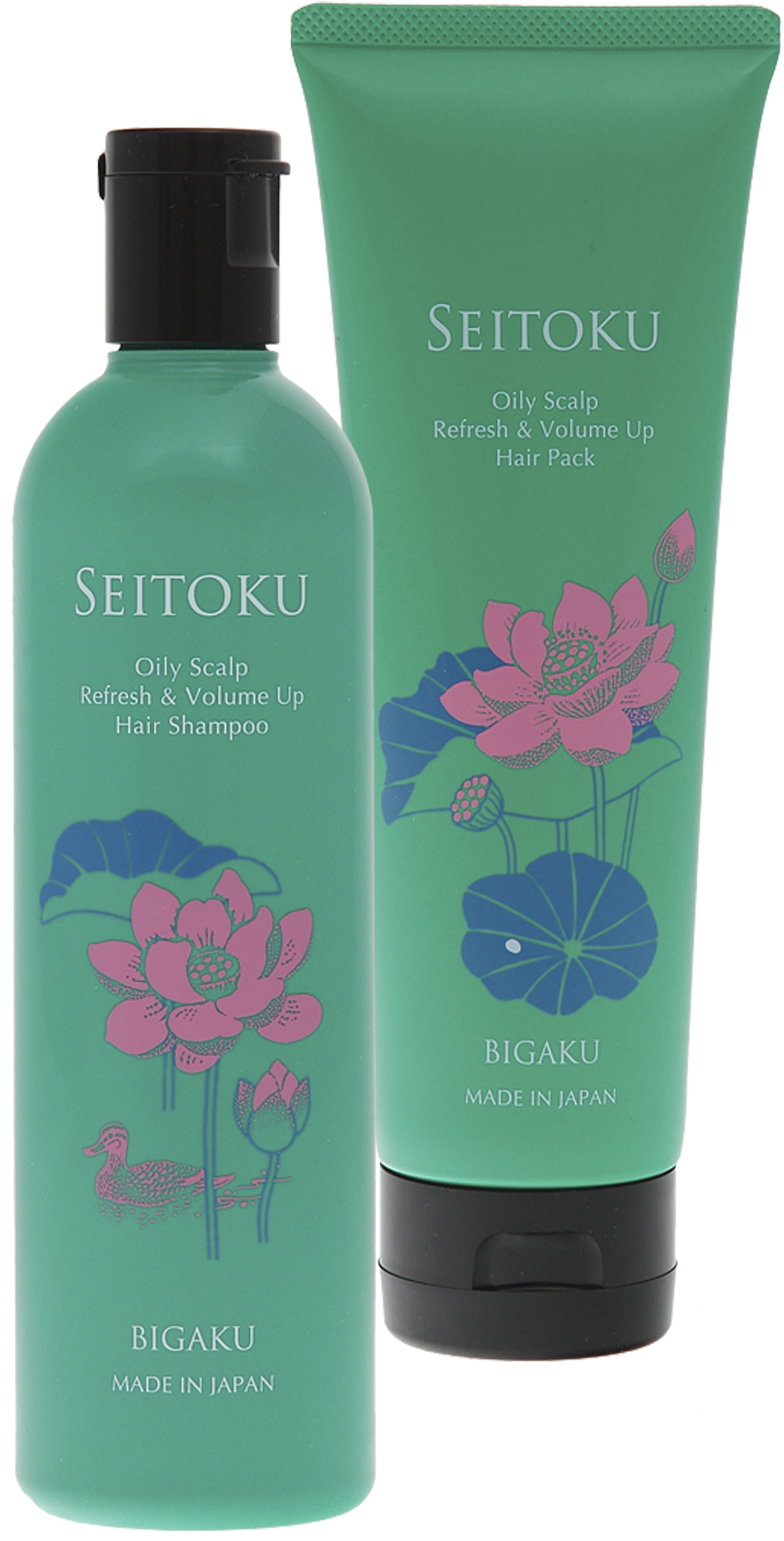 Seitoku Oily Scalp Refresh&Volume Up набор шампунь и маска для ухода за жирной кожей, 330мл + 250г