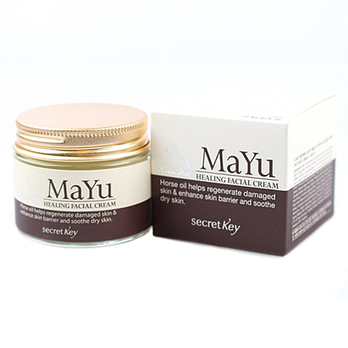 Secret Key Mayu healing facial cream Крем для лица с лошадиным жиром, 70г