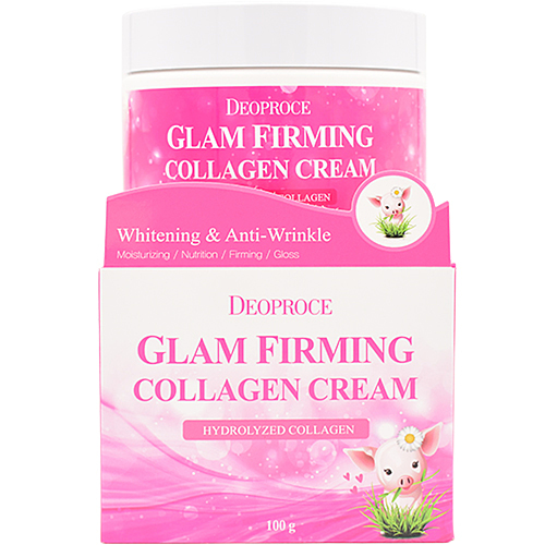 Deoproce Moisture glam firming collagen cream Крем для лица подтягивающий с коллагеном, 100г