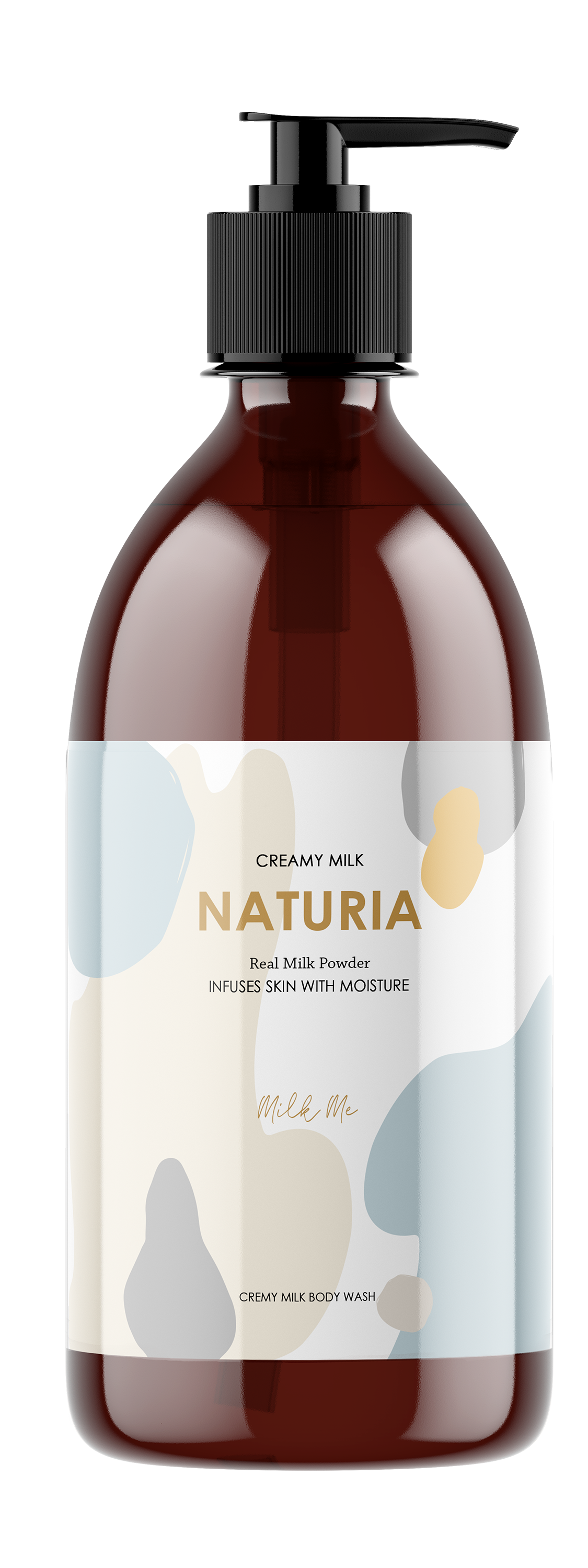Evas Naturia Creamy Milk Body Wash - Milk me Гель для душа c молочным ароматом, 750мл