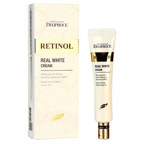 Deoproce Premium retinol real white cream Крем для век и носогубных складок с ретинолом, 40мл