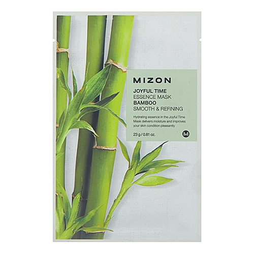 Mizon Joyful time essence mask bamboo Маска тканевая для лица с экстрактом бамбука, 23г