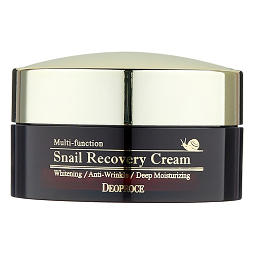 Deoproce Snail recovery cream Крем восстанавливающий с муцином улитки, 100г
