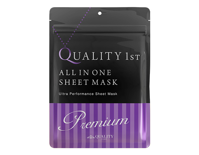 Quality 1st All in one sheet mask Grand Premium Премиальная маска All in One «Всё в одном», 3 шт