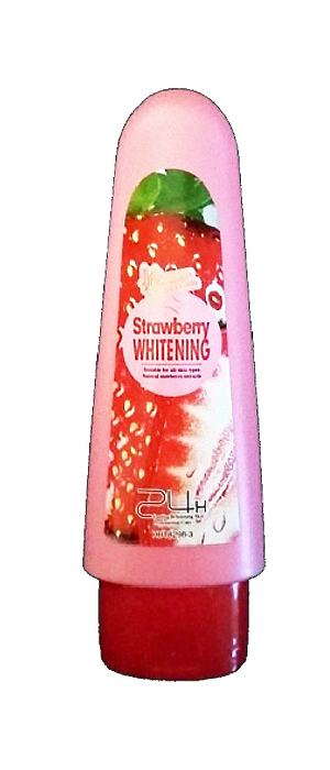 Habetong Strawberry осветляющий крем для рук с экстрактом клубники, арт. 924778