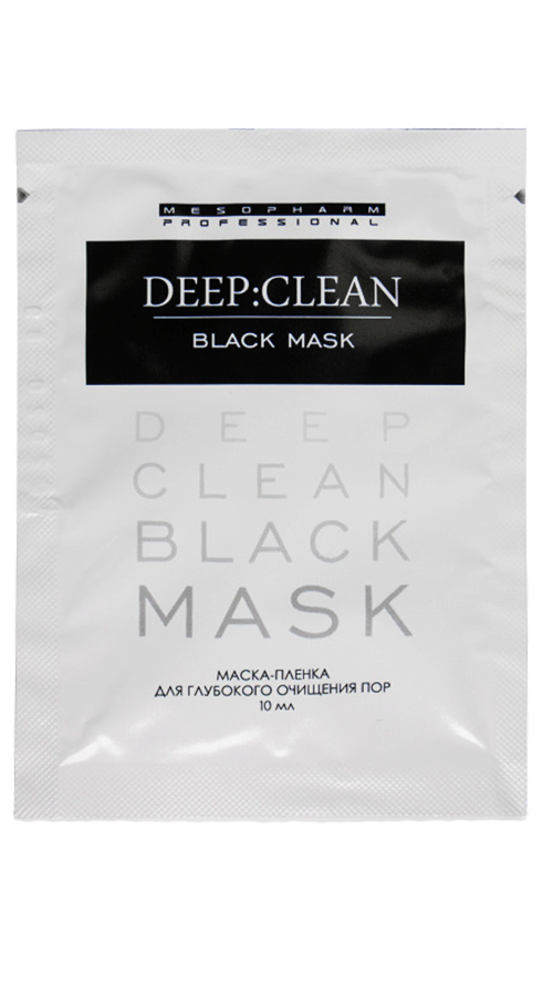 Mesopharm Deep:Clean Black Mask маска-пленка для глубокого очищения пор, 10мл