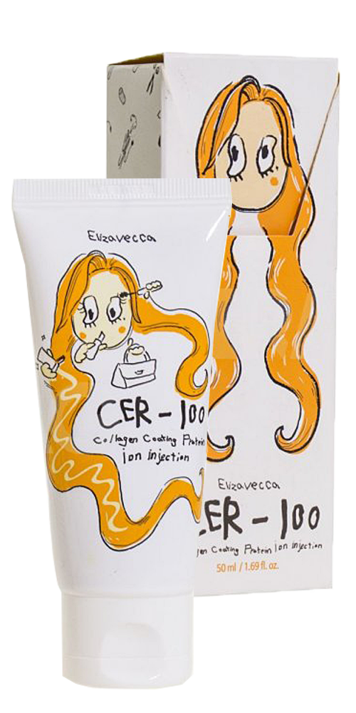 Elizavecca Collagen Coating Protein Ion Injection Hair Essence эссенция для волос с коллагеном, 50мл