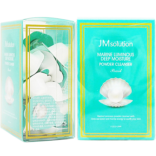 JMsolution Marine luminous deep moisture powder cleanser pearl Энзимная пудра с жемчугом, 30*0,35г