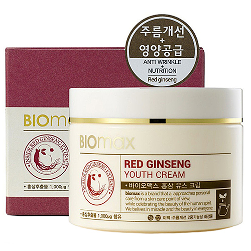BioMax Red ginseng youth cream, Крем для молодости кожи с экстрактом красного женьшеня 100мл