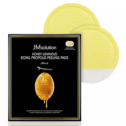 JMsolution Honey luminous royal propolis peeling pads Пилинг-пады с экстрактом прополиса, 55мл