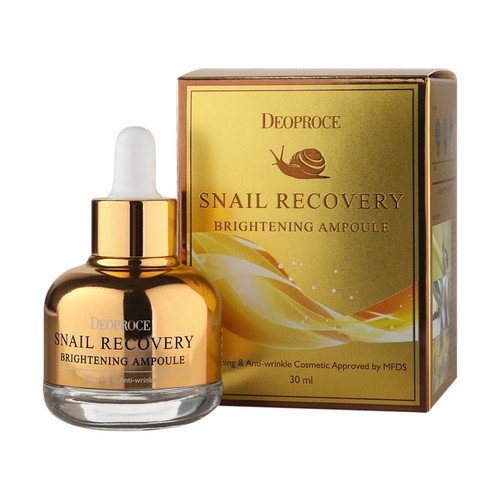Deoproce Snail recovery brightening ampoule Ампула-сыворотка на основе муцина улитки, 30мл