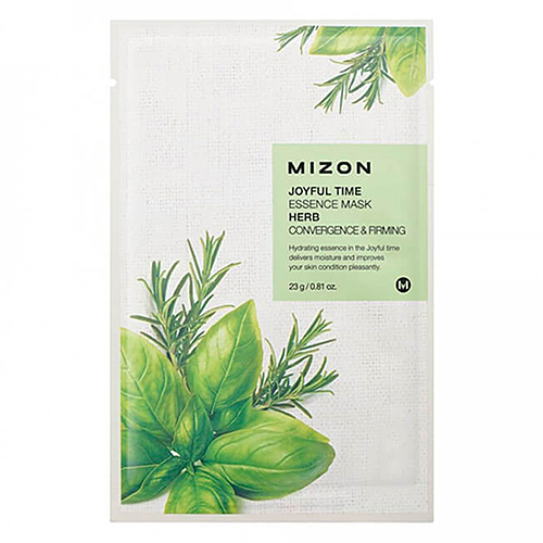 Mizon Joyful time essence mask herb Маска тканевая с комплексом травяных экстрактов, 23г