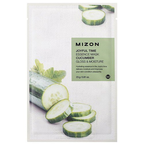 Mizon Joyful time essence mask cucumber Маска тканевая с экстрактом огурца, 23г