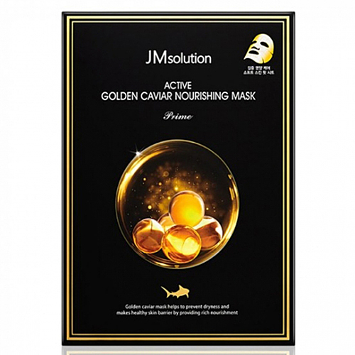 JMsolution Active golden caviar nourishing mask Маска ультратонкая с золотом и икрой, 30мл