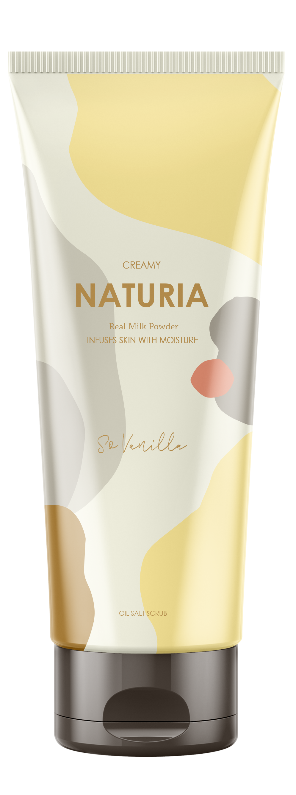 Evas Naturia Creamy Oil Salt Scrub So Vanilla Скраб для тела c ароматом ванили, 250мл