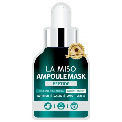 La Miso Peptide acid ampoule mask Маска ампульная с пептидами, 25г