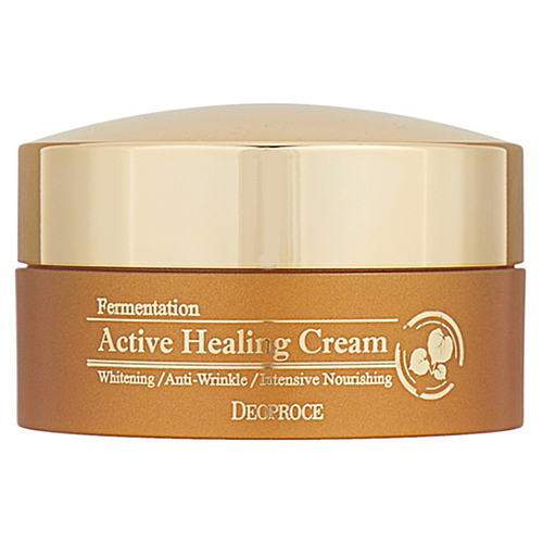 Deoproce Fermentation active healing cream Крем для лица питательный кислородный, 100г