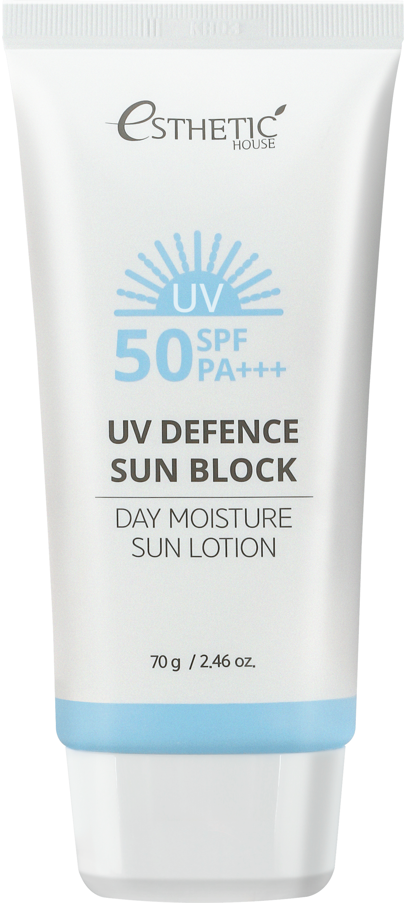 Esthetic House UV Defence Sun Block Day Moisture Sun Lotion Солнцезащитный лосьон, SPF50+/PA+++,70мл