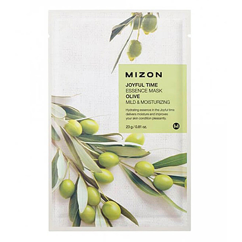 Mizon Joyful time essence mask olive Маска тканевая с экстрактом оливы, 23г