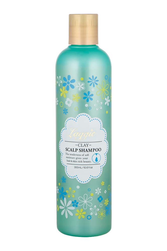 Laggie Clay Scalp Shampoo шампунь для стимуляции роста волос, против выпадения, 300мл