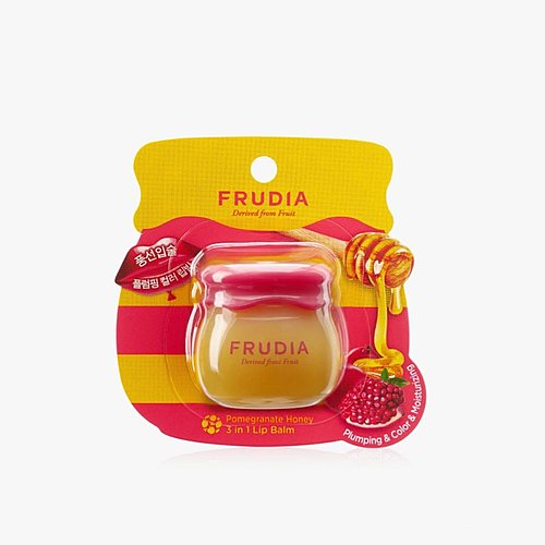 Frudia Pomegranate honey 3in1 lip balm Бальзам для губ с гранатом 3в1, 10г