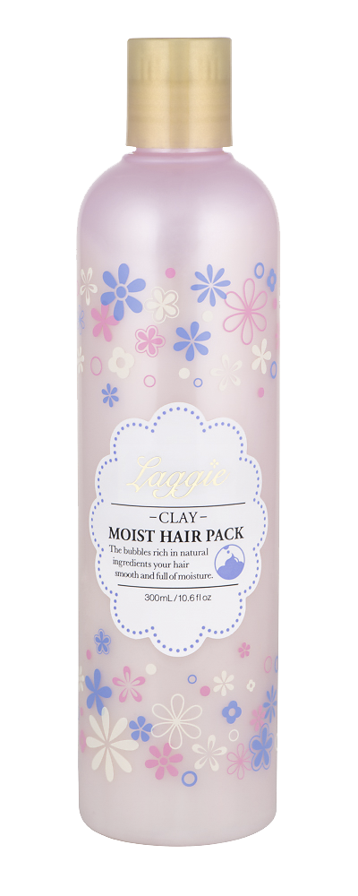 Laggie Clay Moist Hair Pack маска для восстановления волос и поддержания цвета, 300мл