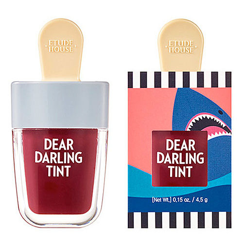 Etude House Dear darling water gel tint shark red Тинт для губ увлажняющий гелевый, 4,5г