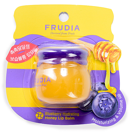 Frudia Blueberry hydrating honey lip balm Бальзам для губ увлажняющий с черникой, 10г