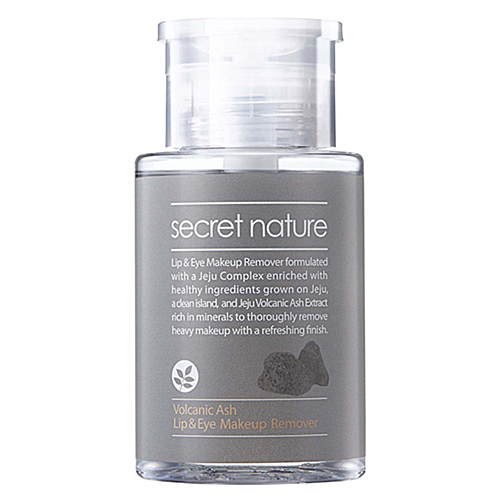 Secret Nature Volcanic ash lip & eye makeup remover Средство-жидкость для снятия макияжа, 30мл